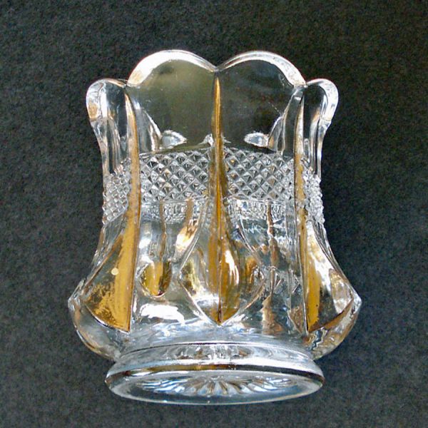 Banded Portland EAPG US Glass Toothpick Holder #2