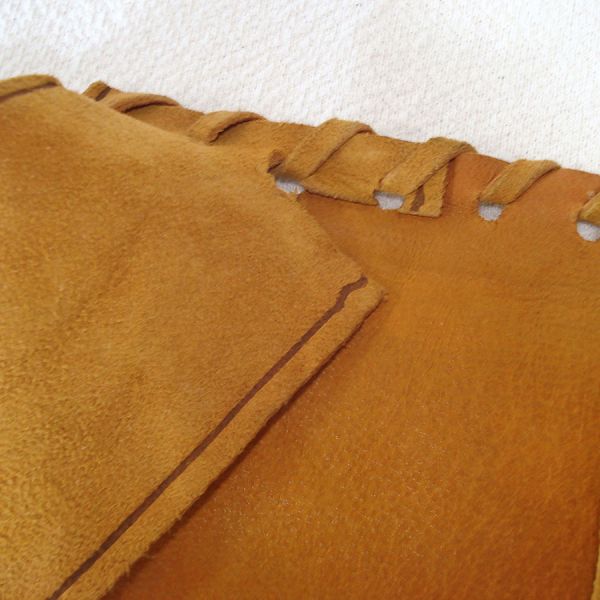 Antique Santa Cruz Souvenir Suede Leather Book Cover #3