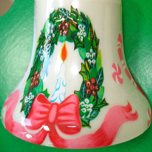 Box 3 Bradford Christmas Bell Plastic Ornaments Clearance #4