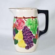 Blue Ridge Southern Pottery Sculptured Fruit Pitcher Clearance