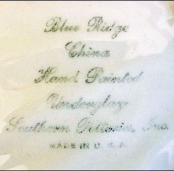 Blue Ridge Nove Rose Shell Shaped Bowl Clearance #3