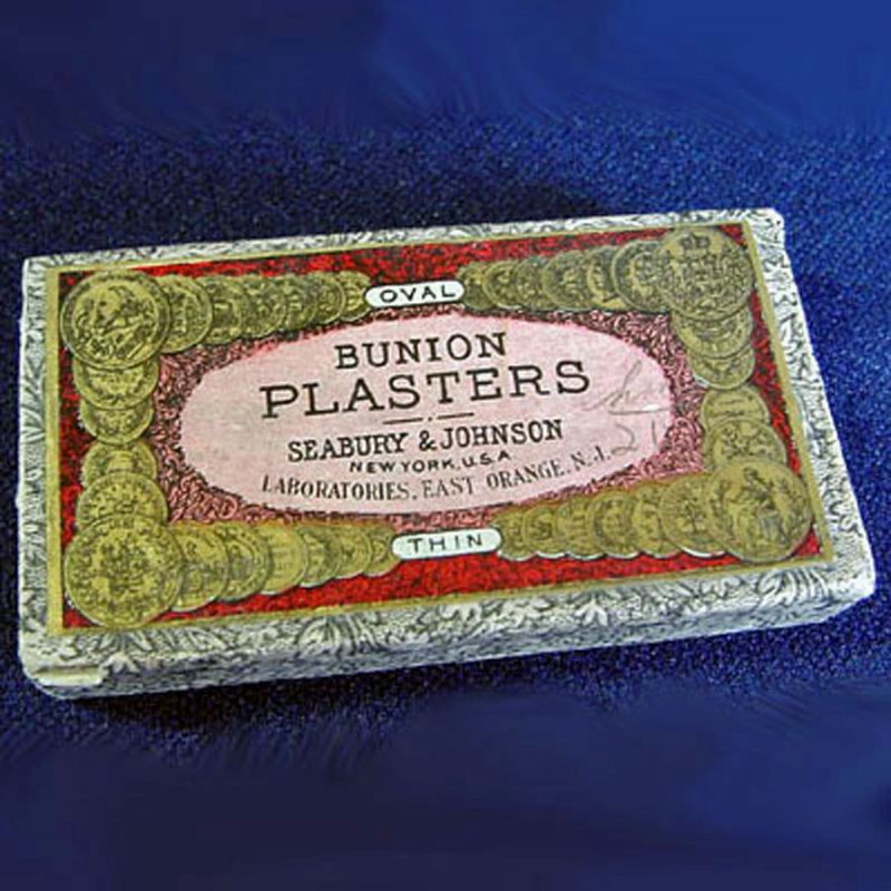 Copperton Lane Box Victorian Bunion Plasters Antique Medicine