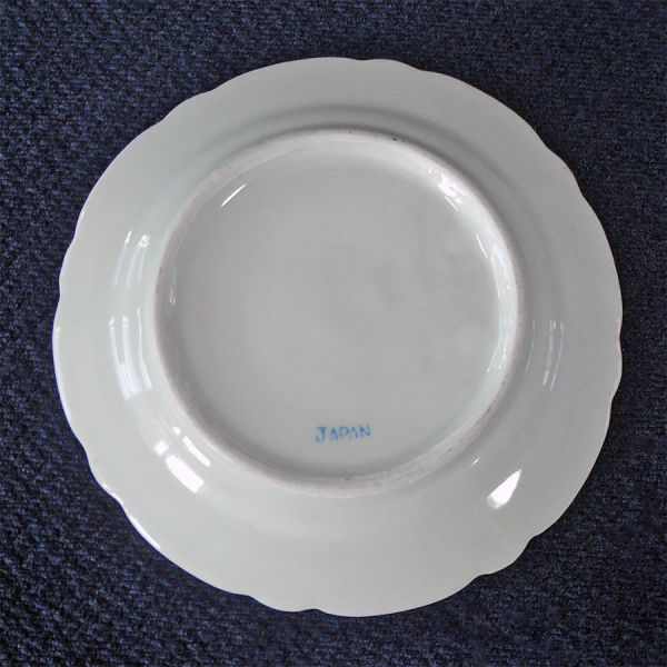 Flower Theme 5 Porcelain Butter Pats Japan Clearance #2