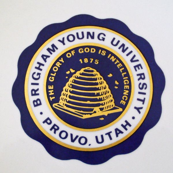 BYU 1982 Shenango China Carlton Dinnerware Plate Mint #2