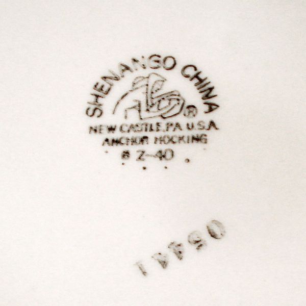 BYU 1982 Shenango China Carlton Dinnerware Plate Mint #5