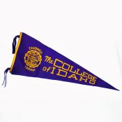 Caldwell College of Idaho 1950s Felt Pennant Clearance