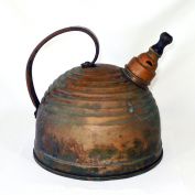 Beehive Rings Deco Copper Tea Kettle for Prop, Display