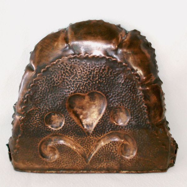 Antique Art Nouveau Copper Crumb Tray Brush Set #2