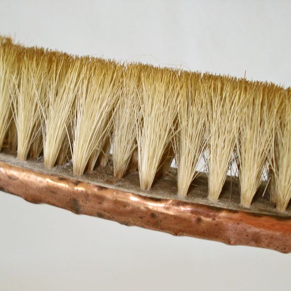 Antique Art Nouveau Copper Crumb Tray Brush Set #5