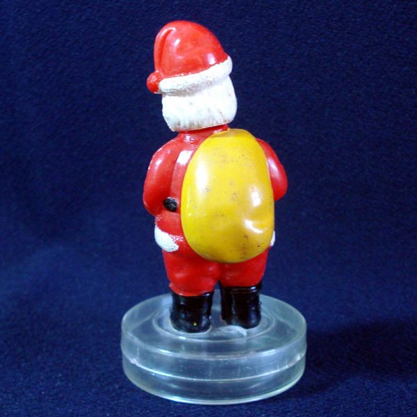 1960s Plastic Santa Claus Christmas Candy or Gift Container Clearance #2