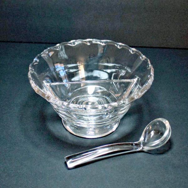 Fostoria Century Divided Mayo With Ladle