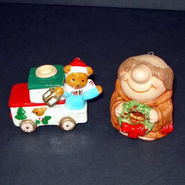 16 Ceramic Christmas Ornaments and Figures #5