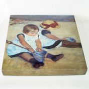 Children Playing on Beach Fine Art Jigsaw Puzzle Complete Clearance