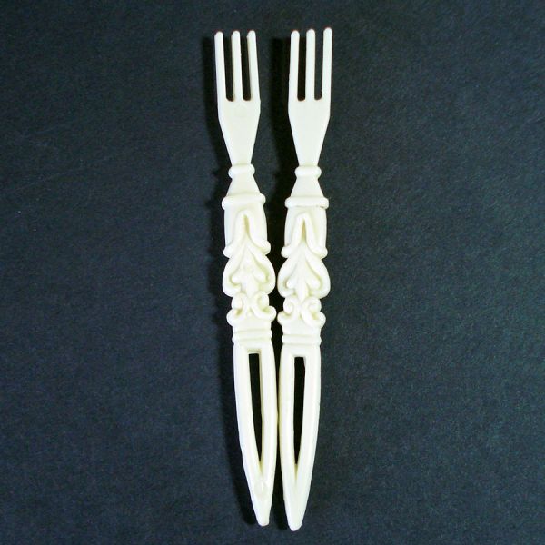 1960s Hors d'Oeuvres Cocktail Party Forks Set Clearance #3