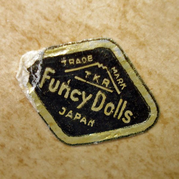 Mid Century Cloth Doll Pin Cushion With Tape Measure Clearance #3