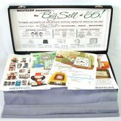 1965 Westclox Clock Salesman Sample Case With Advertising Clearance