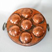 Copper Ebelskiver Primitive Style Kitchen Wall Decoration