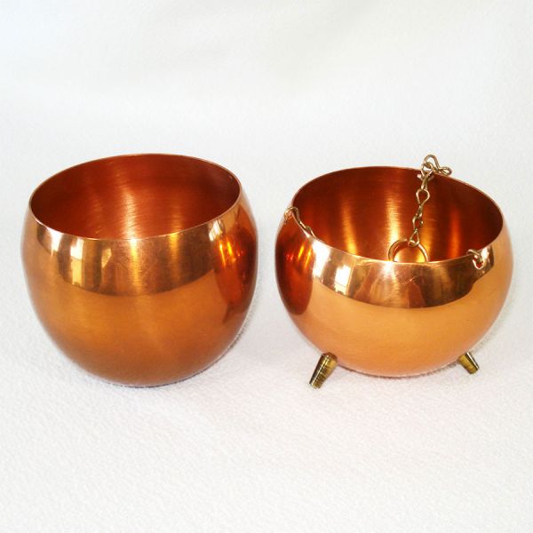 Coppercraft Guild Solid Copper Planter Pots #1