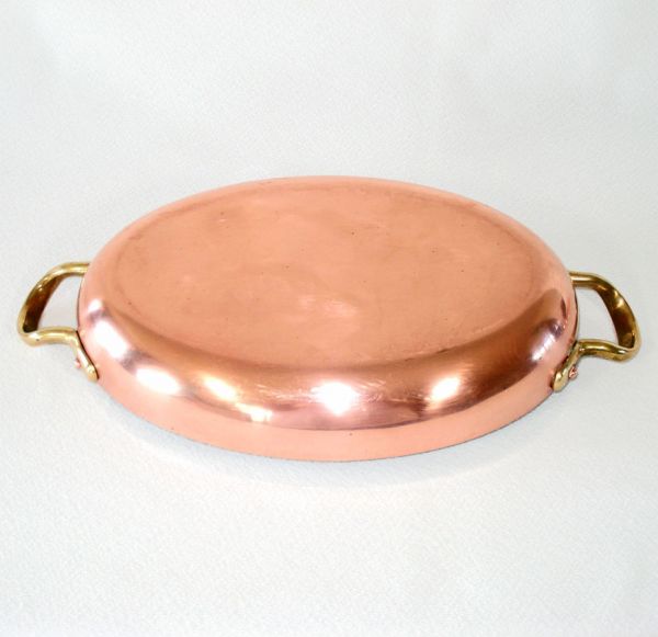 Copper Au Gratin Cookware Pans Set of 3 #2