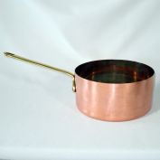 Copper 3 Quart Covered Saucepan