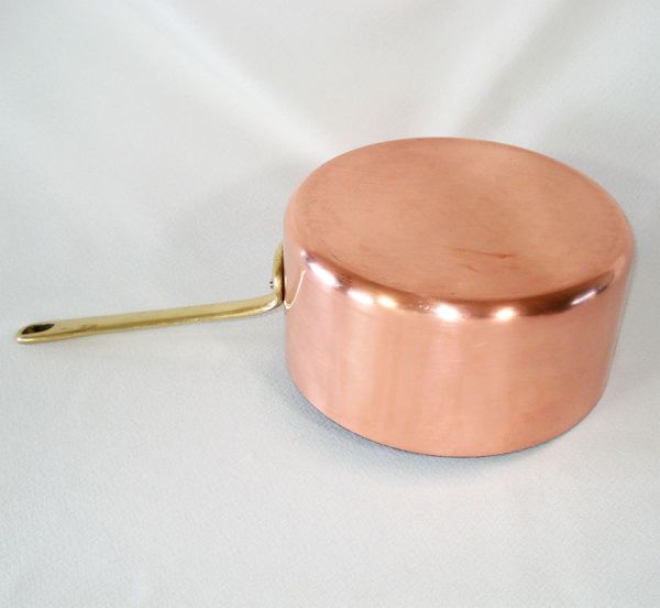 Copper 3 Quart Covered Saucepan #4