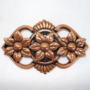 Pretty Copper Triple Flower Brooch Clearance