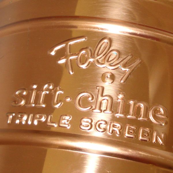 Foley Sift-Chine Copper Flour Sifter #3