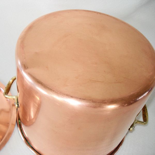 Copper 3.5 Quart Stock Pot With Lid #5