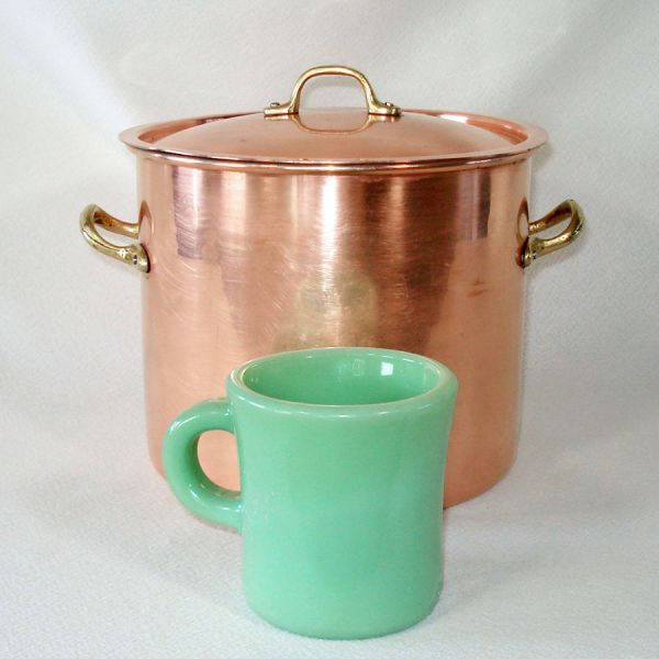 Copper 3.5 Quart Stock Pot With Lid #6