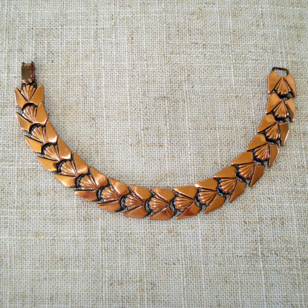 Renoir Petite Links Copper Bracelet Stylized Thunderbirds #2