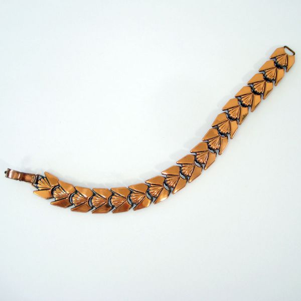 Renoir Petite Links Copper Bracelet Stylized Thunderbirds #3