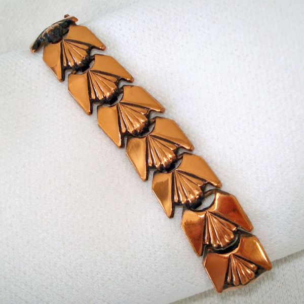 Renoir Petite Links Copper Bracelet Stylized Thunderbirds #4