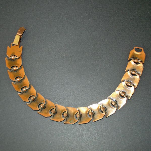Renoir Petite Links Copper Bracelet Stylized Thunderbirds #5