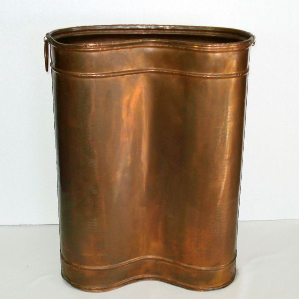 Solid Copper Umbrella Stand Embossed Grape Clusters Clearance #2