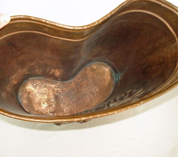 Solid Copper Umbrella Stand Embossed Grape Clusters Clearance #3