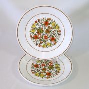 Corelle Indian Summer 4 Salad or Lunch Plates 8.5 Inch