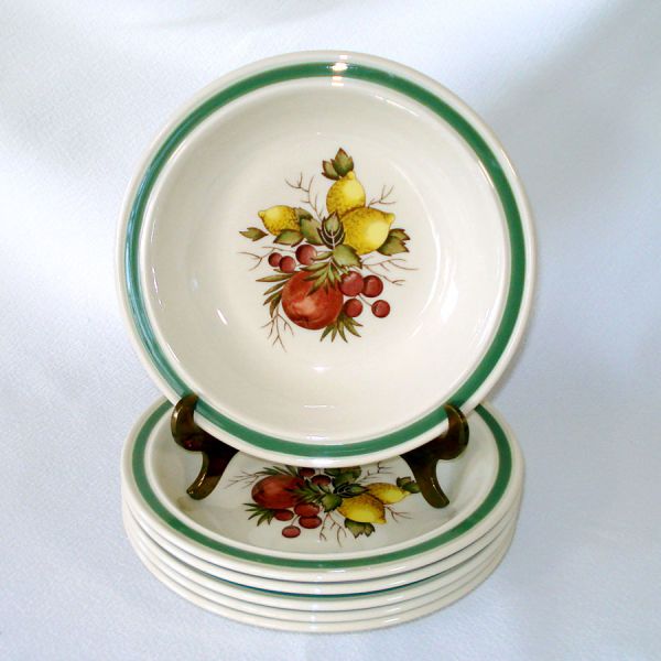 Wedgwood Covent Garden Rim Soup Bowls Set of 6
