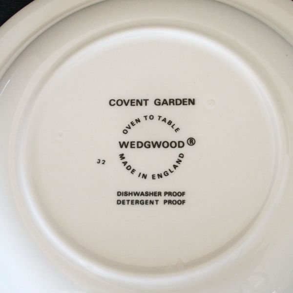 Wedgwood Covent Garden Rim Soup Bowls Set of 6 #3