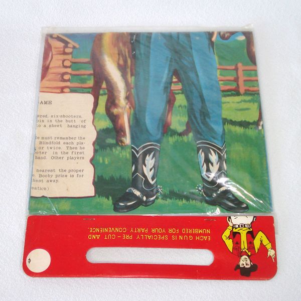 1950s Dimestore Cowboy Game Toy Mint in Package Clearance #2