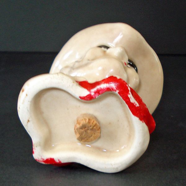 Smoking Cowboy 1950s Ceramic Single Salt Shaker #3