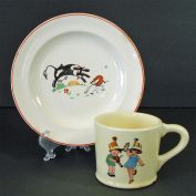 Child's Nursery Rhyme Plate with Bonus Cup