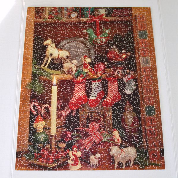 Cozy Christmas Springbok 2 Sided Jigsaw Puzzle #4
