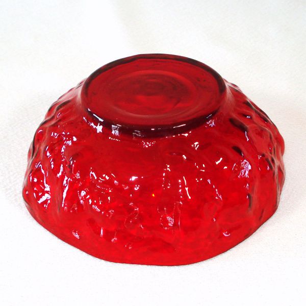 Morgantown Ruby Crinkle 5 Inch Bowl #4