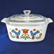 Corning Ware Country Festival Covered Casserole 1.5 Quart