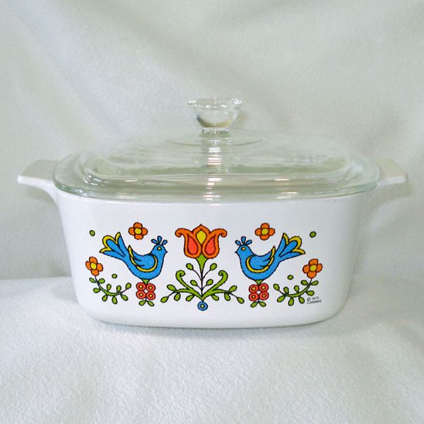 Corning Ware Country Festival Covered Casserole 1.5 Quart #4
