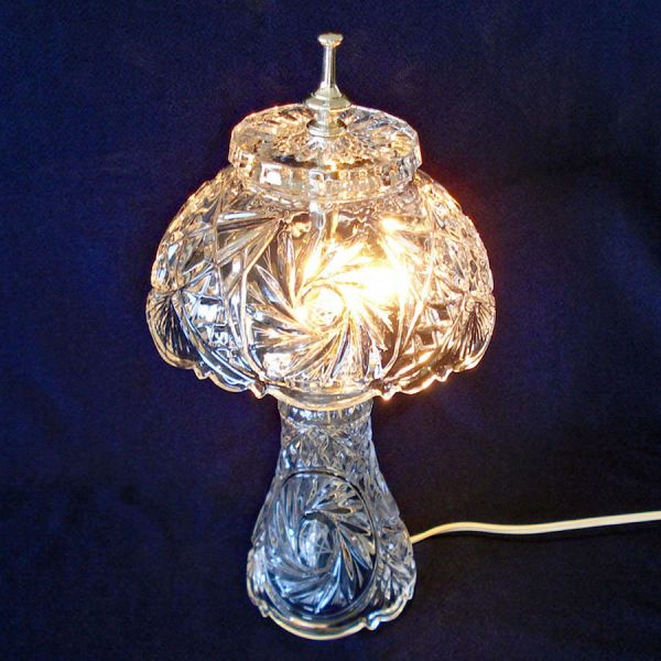 Lead Crystal Zajecar Boudoir Table Lamp #2