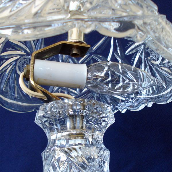 Lead Crystal Zajecar Boudoir Table Lamp #3