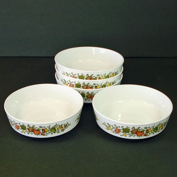 Corning Centura Spice of Life 5 Cereal Soup Bowls #2