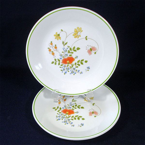 Corelle Wildflower Salad Lunch Plates Set 3