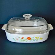 Corning Wildflower 2.5 Quart Covered Casserole Baking Dish